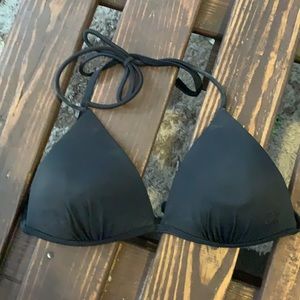 Black triangle padded bikini